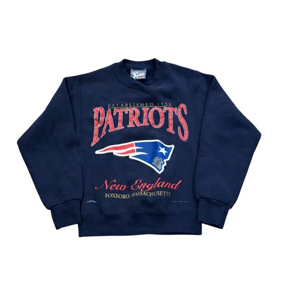 Vintage 1995 Lee Sport New England Patriots Crewneck Sweatshirt Youth Medium - Picture 1 of 8
